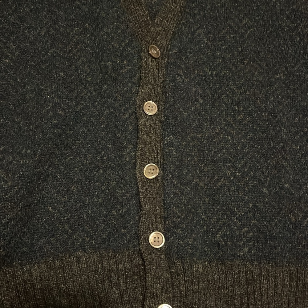 Vintage Daniel Hechter Sweater Vest 100% Scottish Shetland Wool XL - Picture 3 of 4
